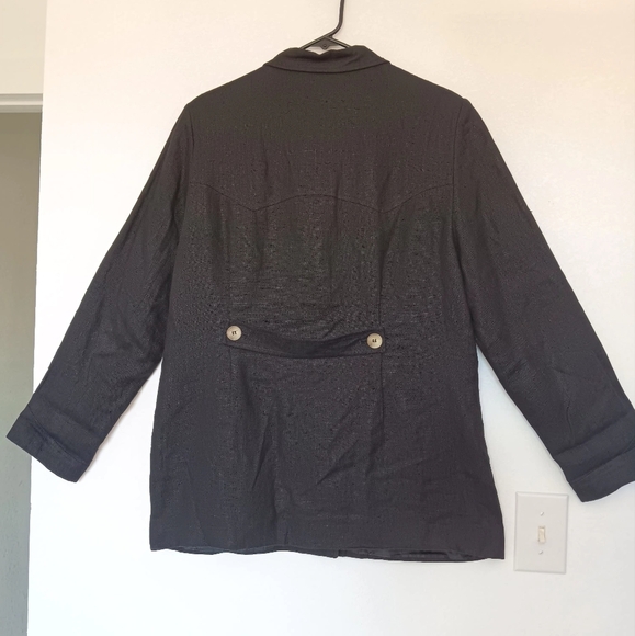 100% linen Harvé Benard utility jacket,size 16, safari holidays, women's, - Picture 4 of 12